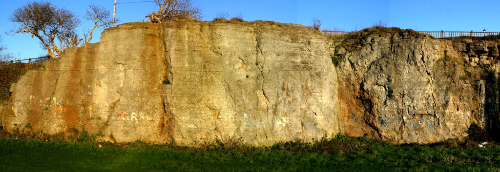 Cleadon Quarry Crag, White Wall